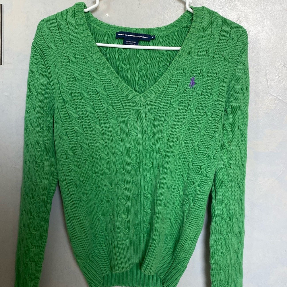 Ralph Lauren Sport green sweater